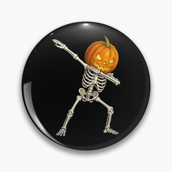 Item preview, Halloween Boys Dabbing Skeleton Scary Pumpkin Jack O Lantern designed and sold by TyraYoung.
