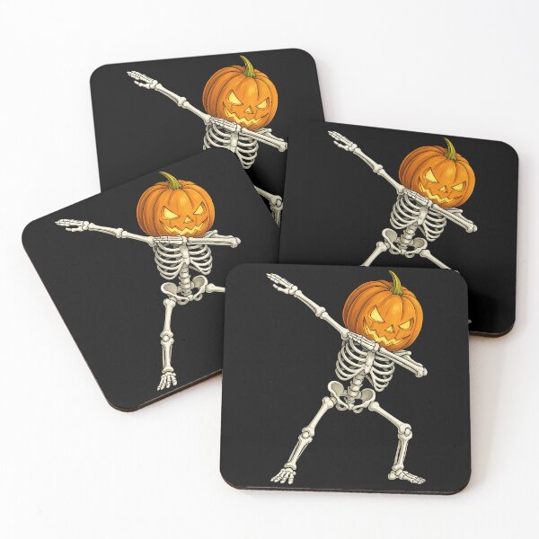 Item preview, Halloween Boys Dabbing Skeleton Scary Pumpkin Jack O Lantern designed and sold by TyraYoung.