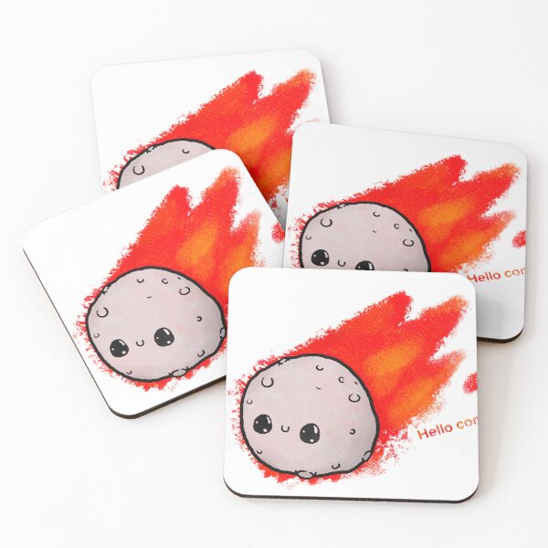 Item preview, A cute comet with the words “hello comet” designed and sold by eggzra.
