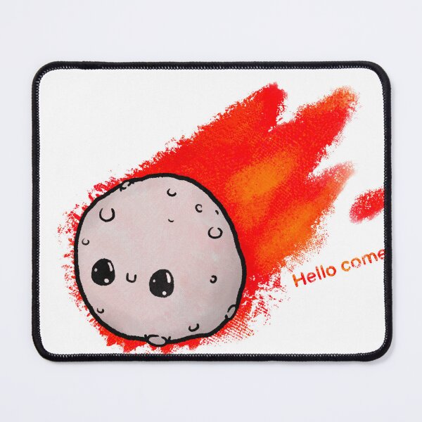 Item preview, A cute comet with the words “hello comet” designed and sold by eggzra.