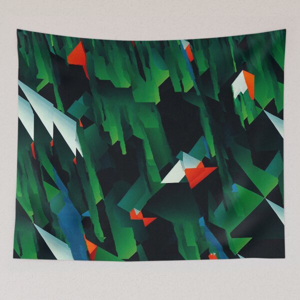 Item preview, Fragmented color forest composition explodes designed and sold by Sigtrix.