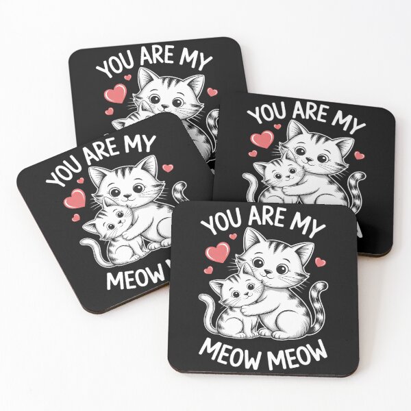 Item preview, Cat Couples in Love Proof heart Cute Valentine's Day designed and sold by TyraYoung.
