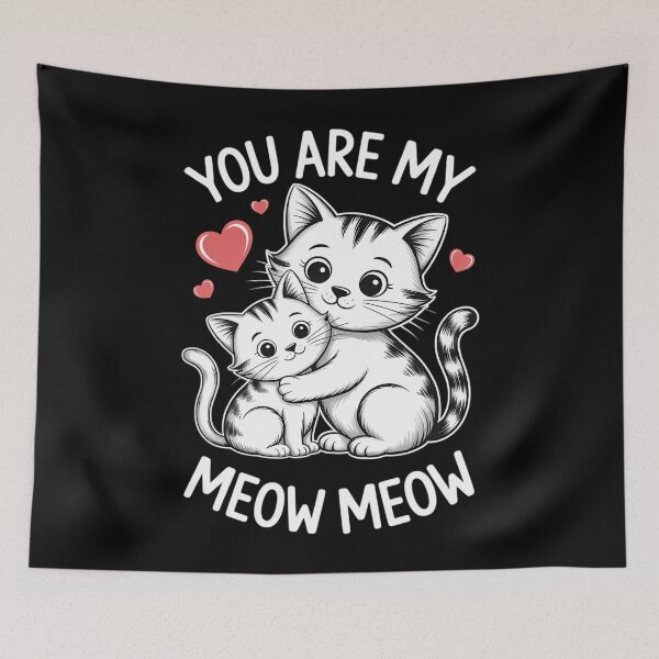 Item preview, Cat Couples in Love Proof heart Cute Valentine's Day designed and sold by TyraYoung.