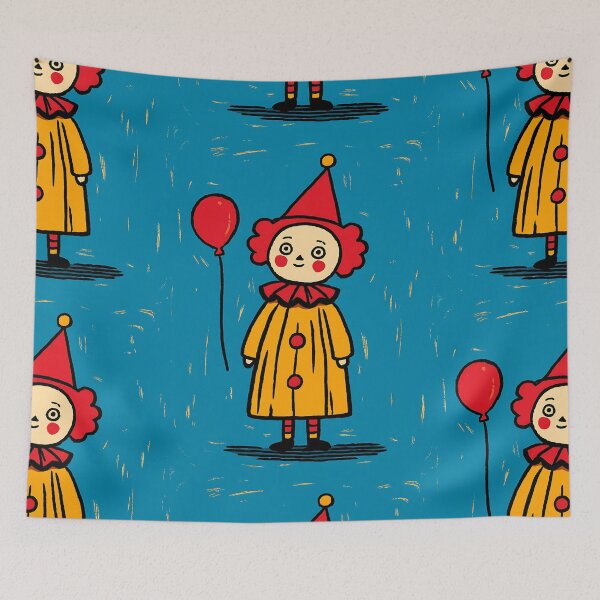 Item preview, Evil Halloween Clown designed and sold by bapupa.