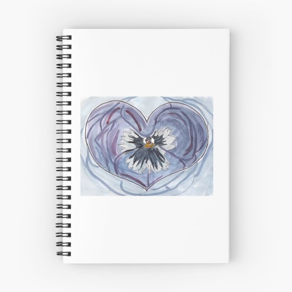Item preview, Stiefmütterchen, Pansy, Herz, Heart designed and sold by Anke‘s Bazaar.