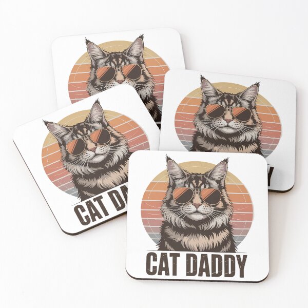 Item preview, Cat Daddy Cool Maine Coon Cat Father's Day designed and sold by TyraYoung.