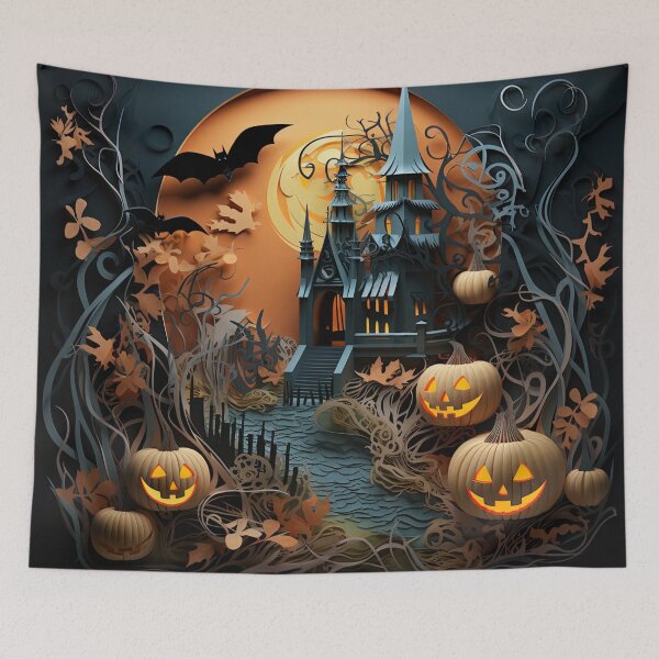 Item preview, Halloween Mansion - 3D Effect designed and sold by RWT-Design.