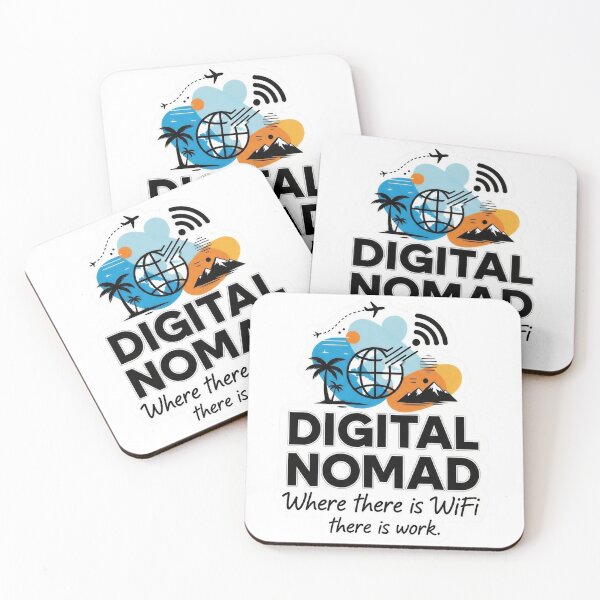 Item preview, Digital Nomad- Where there is wifi there is work. designed and sold by Funktastic Designs.