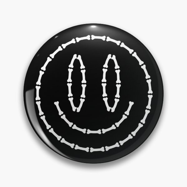 Item preview, Halloween: Bone Smiley Face designed and sold by firlachieldraws.