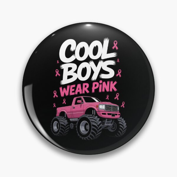 Item preview, Monster Truck Breast Cancer Awareness Cool Boys Wear Pink designed and sold by VENOM0RIOT.