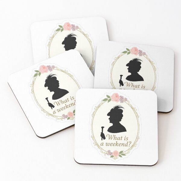 Item preview, What Is a Weekend? – Downton Abbey Lady Violet Sticker designed and sold by Lavoretty.