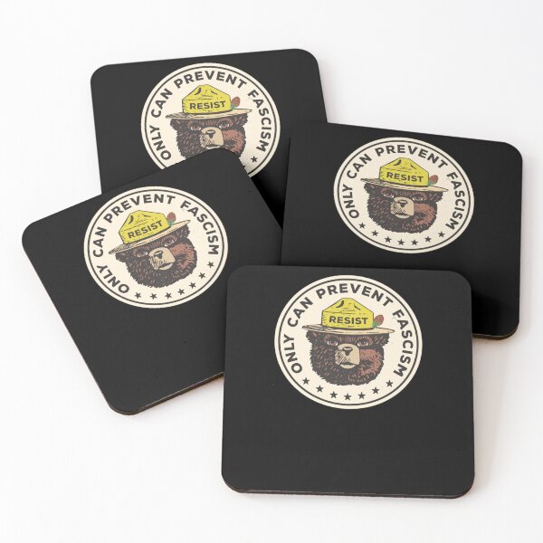 Item preview, Only You Can Prevent Fascism National Park Resist Bear  designed and sold by JANCAT-SHOP.