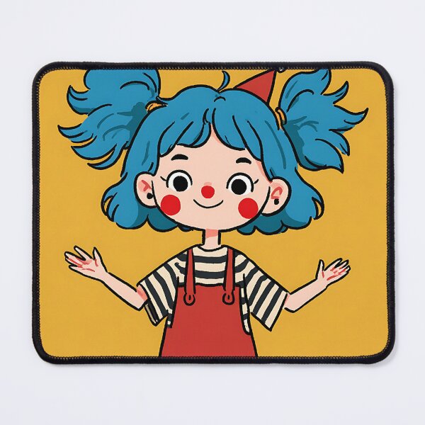 Item preview, Colorful Clown Girl designed and sold by bapupa.