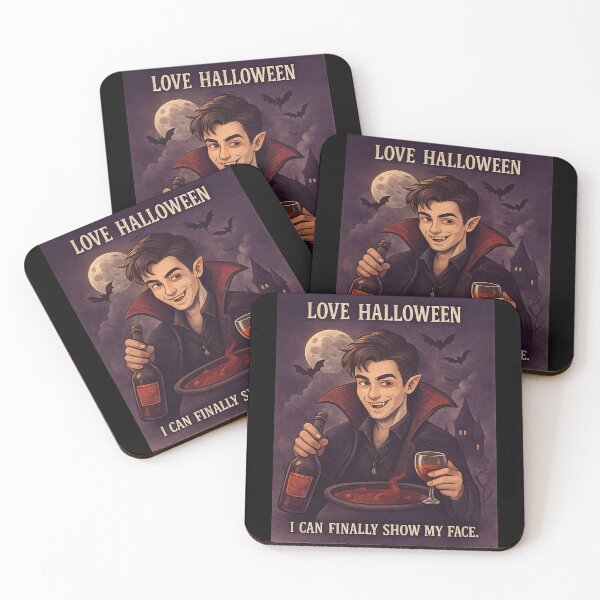 Item preview, Vintage Vampire Humour — Love Halloween, I Can Finally Show My Face designed and sold by Karo-Vibe87.