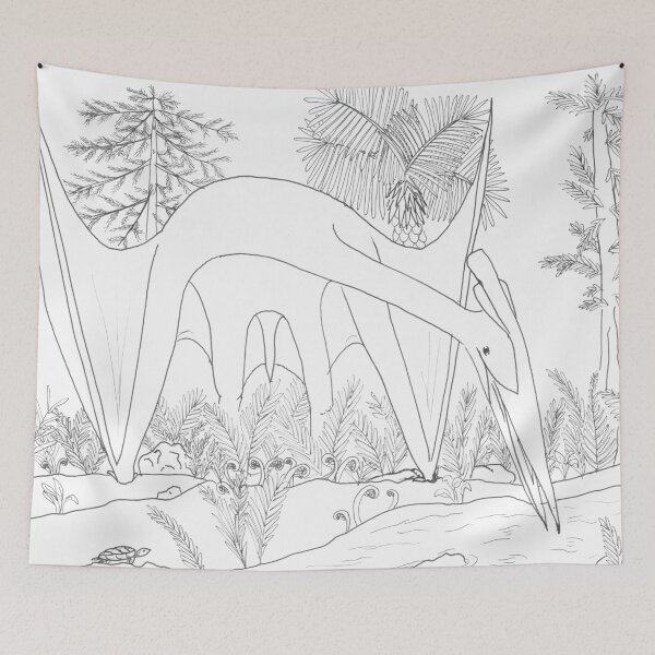 Item preview, Quetzalcoatlus by the River designed and sold by gwencannonart.