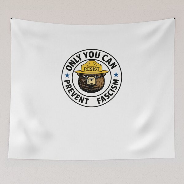 Item preview, Only You Can Prevent Fascism designed and sold by JANCAT-SHOP.