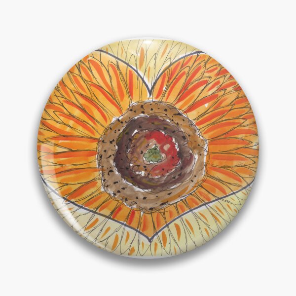 Item preview, Sonnenblume, Herz, Sunflower, Heart designed and sold by Anke‘s Bazaar.