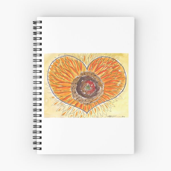 Item preview, Sonnenblume, Herz, Sunflower, Heart designed and sold by Anke‘s Bazaar.