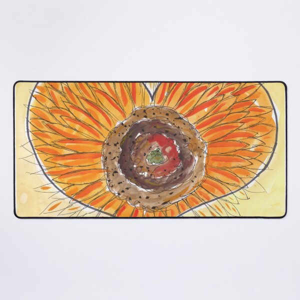 Item preview, Sonnenblume, Herz, Girasol, Corazón designed and sold by Anke‘s Bazaar.