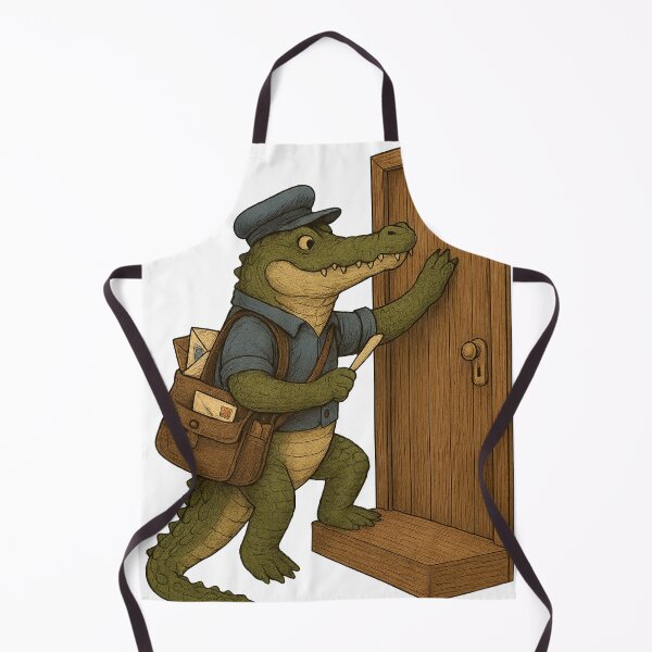 Item preview, Crocodile Postman Delivering Mail designed and sold by photoparadise22.