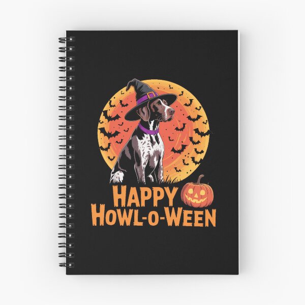 Item preview, German Wirehaired Pointer Dog Halloween Happy Howl-o-ween designed and sold by Bandikonsalez.