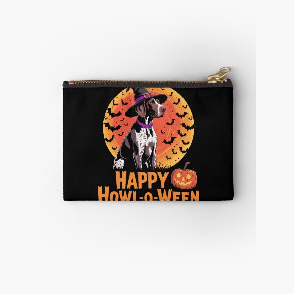 Item preview, German Wirehaired Pointer Dog Halloween Happy Howl-o-ween designed and sold by Bandikonsalez.