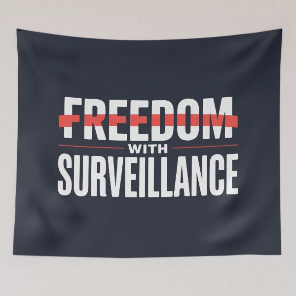Item preview, The Illusion of Freedom – Struck by Surveillance designed and sold by SplashTastic.