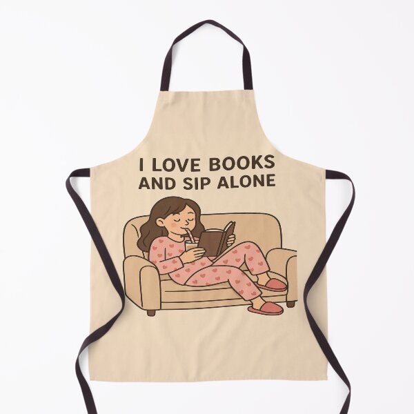 Item preview, I Love Books And Sip Alone My Drink designed and sold by RyoSaeba90.