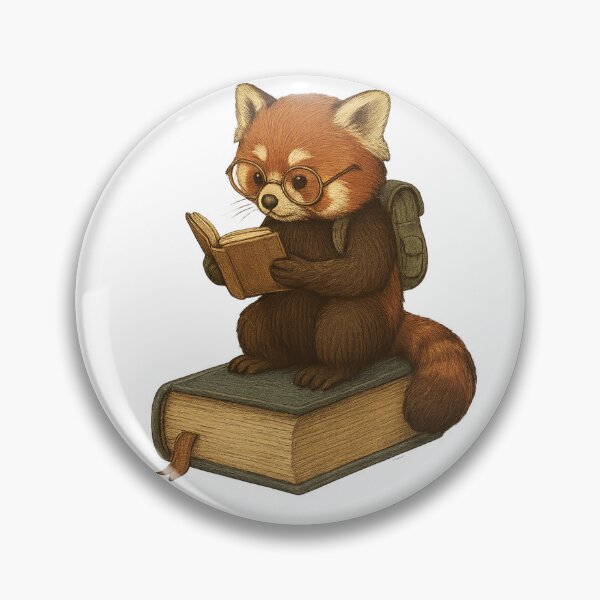 Item preview, Red Panda Reading a Book designed and sold by photoparadise22.