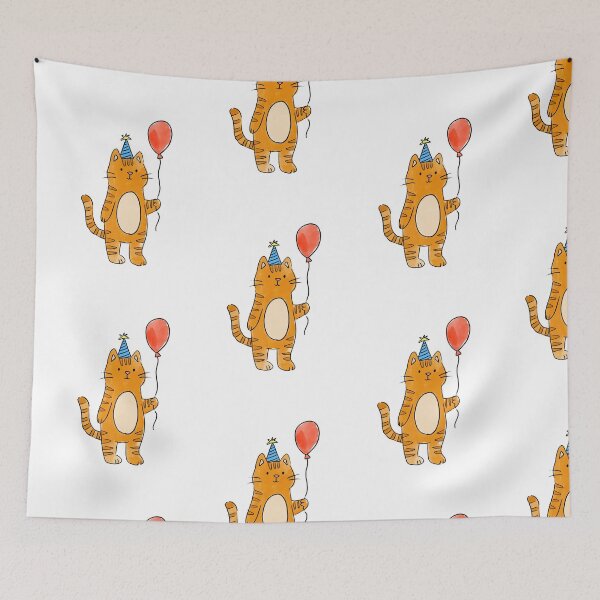 Item preview, Party cat designed and sold by JessCarrsArt.