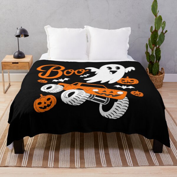 Item preview, Ghost rider truck Monster Halloween pumpkin designed and sold by Bandikonsalez.
