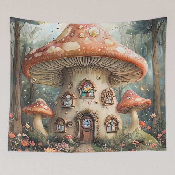 Item preview, Mushroom Abode designed and sold by ONYX Pixee.