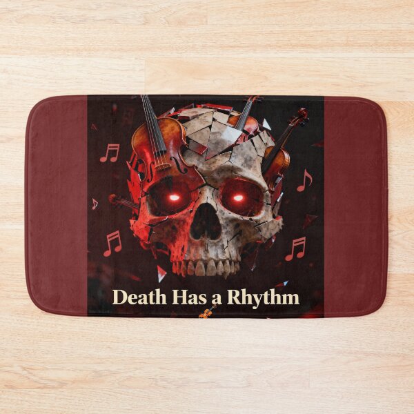 Item preview, Death Has a Rhythm ? – Gothic Violin Skull Fantasy Art designed and sold by Dezpro.