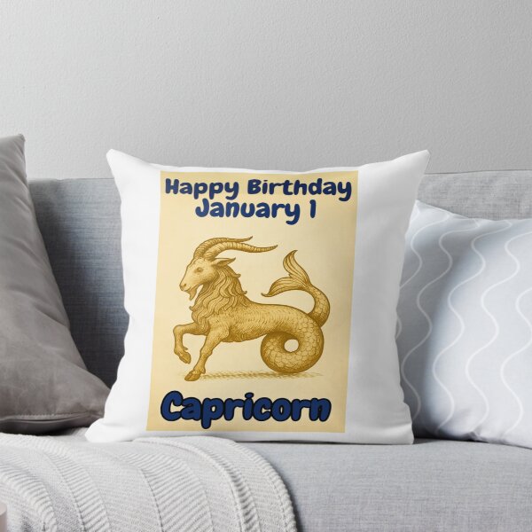 Item preview, Birthday Zodiac Sign – January 1 designed and sold by ariksworld.
