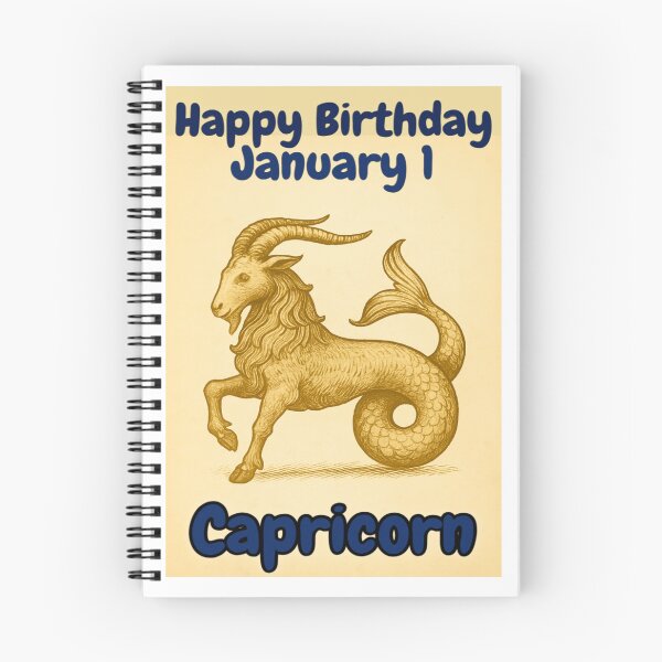 Item preview, Birthday Zodiac Sign – January 1 designed and sold by ariksworld.