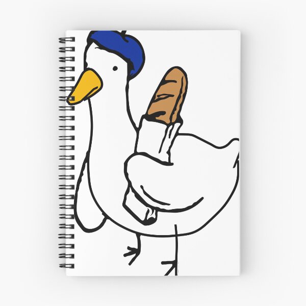 Item preview, Pardon My French – Funny Duck with Baguette. designed and sold by SambarDosa.