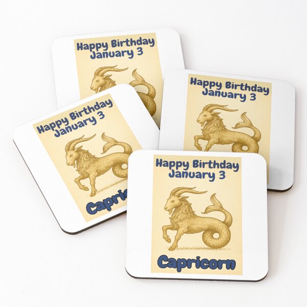 Item preview, Birthday Zodiac Sign – January 3 designed and sold by ariksworld.