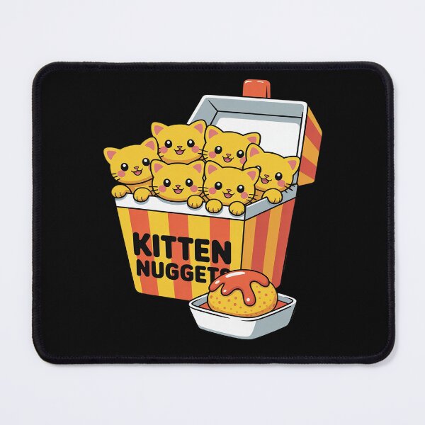Item preview, Cat Lover Fast Food Chicken Nuggets Cat Foodie designed and sold by papertaless.