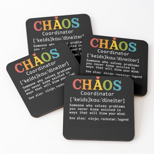 Item preview, Chaos Coordinator Definition designed and sold by papertaless.