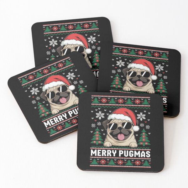 Item preview, merry pugmas designed and sold by jkrphoto.