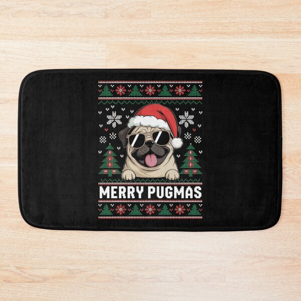 Item preview, merry pugmas designed and sold by jkrphoto.