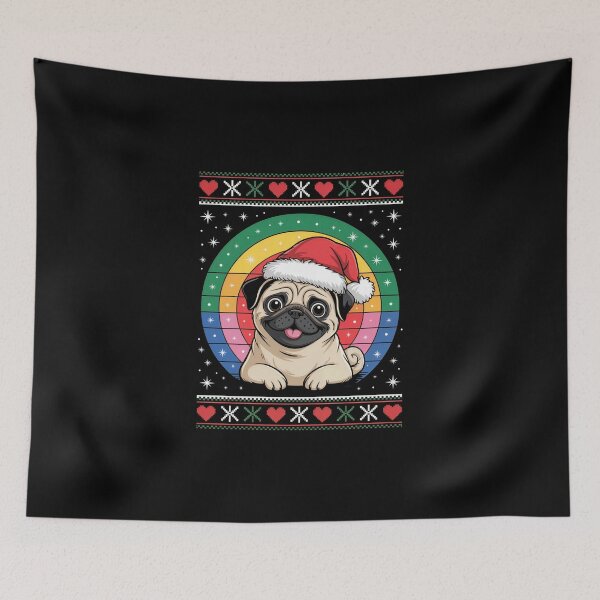 Item preview, merry pugmas designed and sold by jkrphoto.