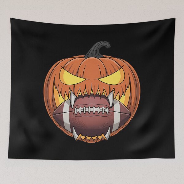 Item preview, American Football Pumpkin Halloween Sport Football designed and sold by ValerieRodrigue.