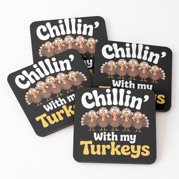 Item preview, Chillin With My Turkeys Thanksgiving Family designed and sold by papertaless.