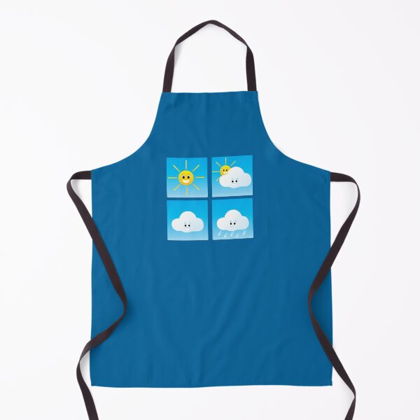 Item preview, Sun and cloud characters for weather forecast with emotions designed and sold by duxpavlic.