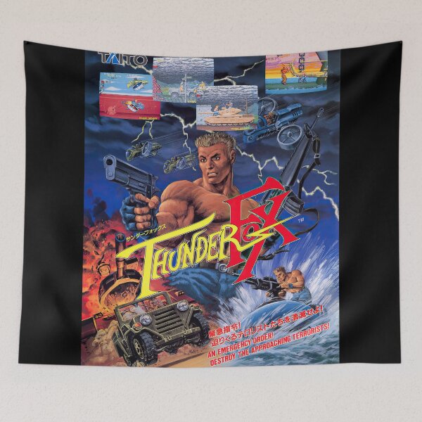 Item preview, Thunder Fox Game Retro Arcade  designed and sold by Retr0Tshirts.