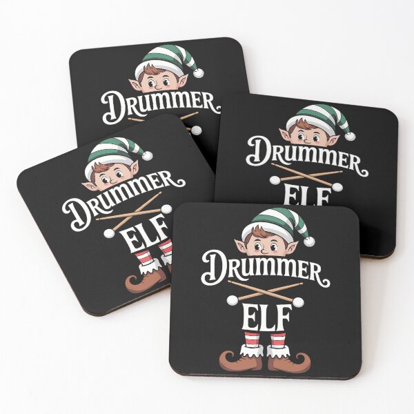 Item preview, Christmas Drums Music Elf Family Gift Drummer Elf designed and sold by Formatage.