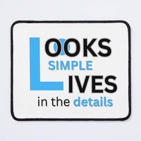 Item preview, “Simplicity Speaks The Art of Hidden Detail” designed and sold by MayaMaliStudio.