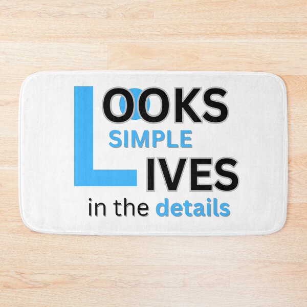 Item preview, “Simplicity Speaks The Art of Hidden Detail” designed and sold by MayaMaliStudio.