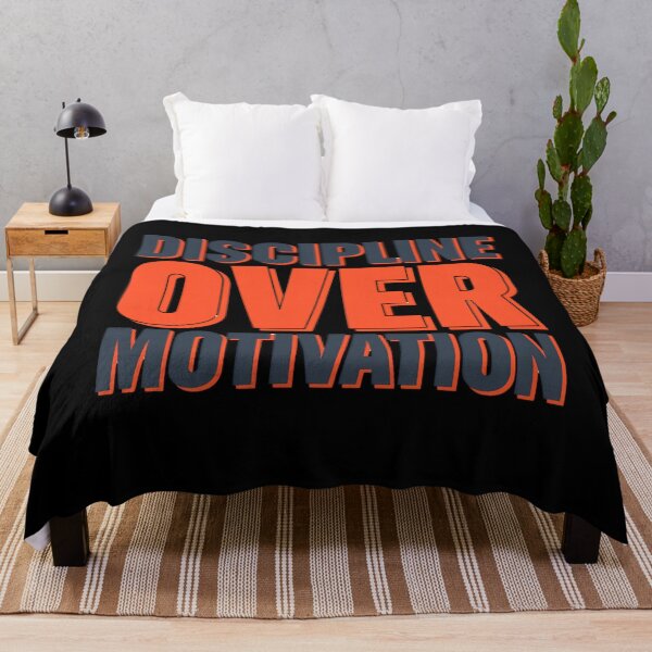 Item preview, Discipline Over Motivation Modern Quote designed and sold by ChicTrendz.